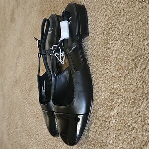 Women's Maxine Slingback Ballet Flats -Black- Size 6.5